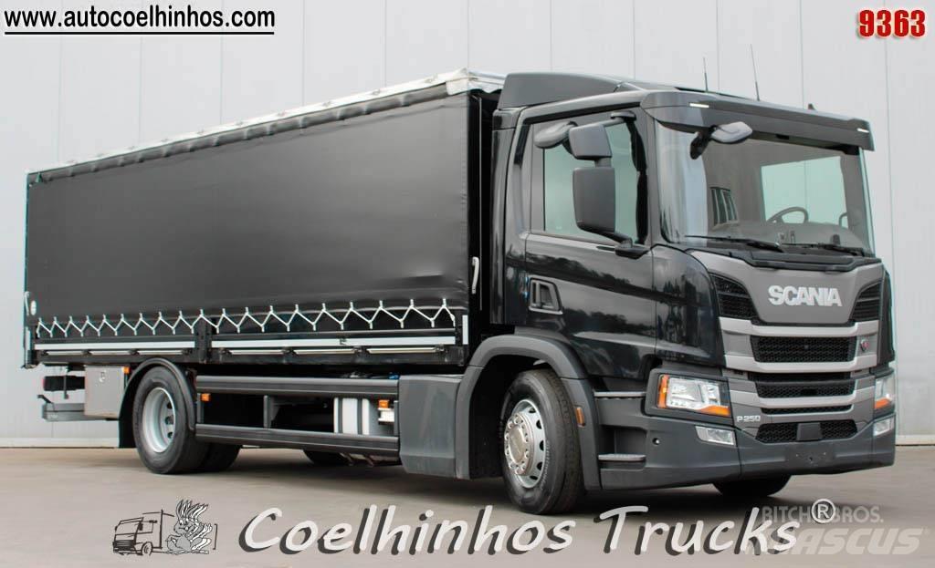 Scania P 250 커튼사이더 트럭