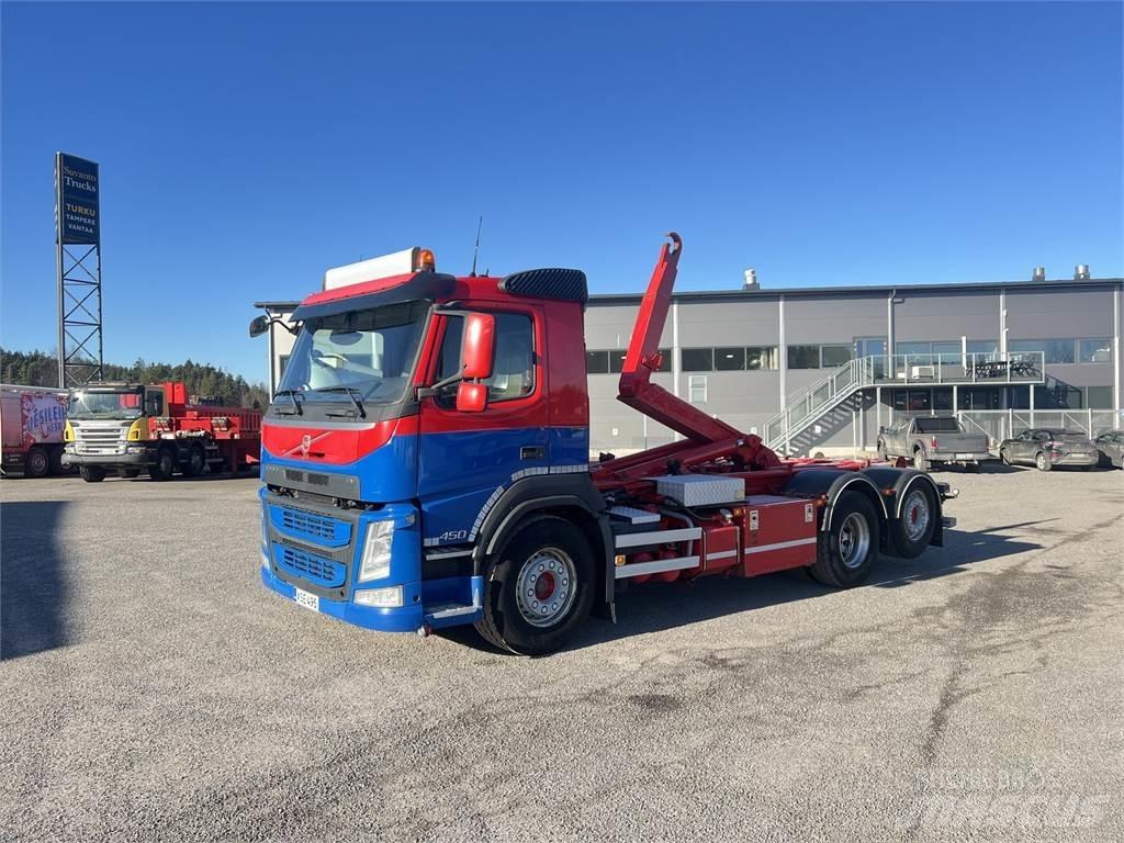 Volvo FM450 6X2 훅 리프트 트럭