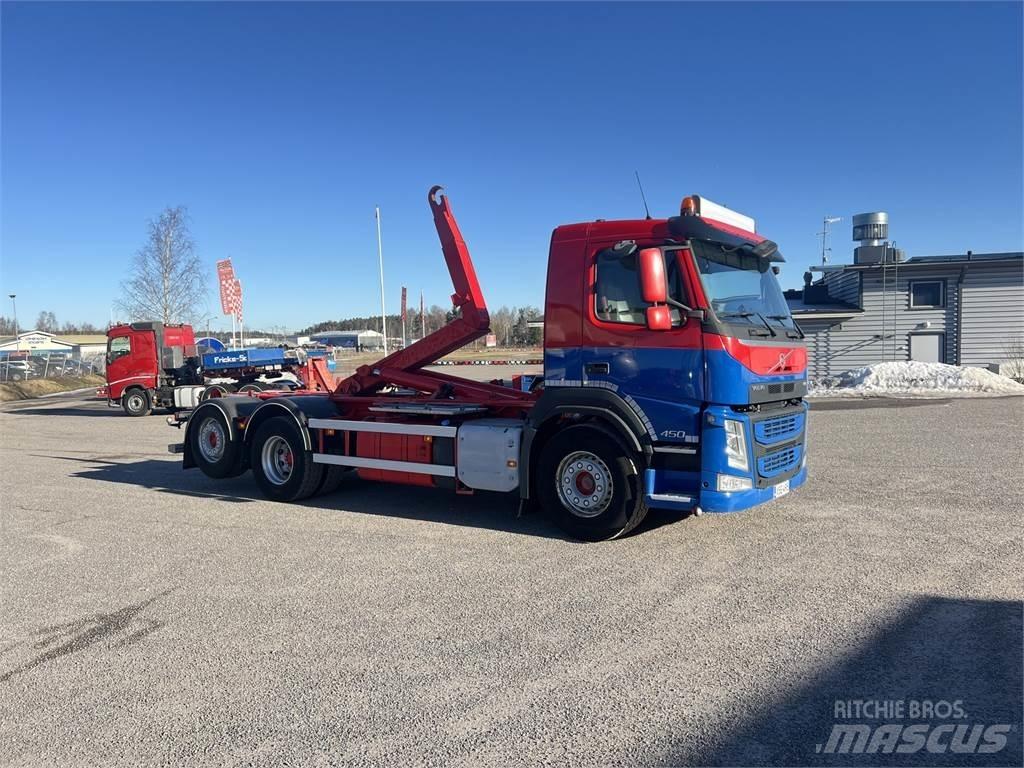 Volvo FM450 6X2 훅 리프트 트럭