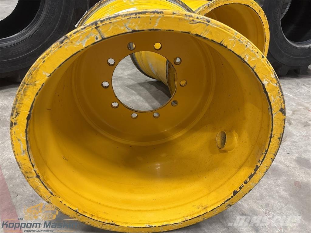 Rottne H8 24x26,5 타이어, 휠 및 림