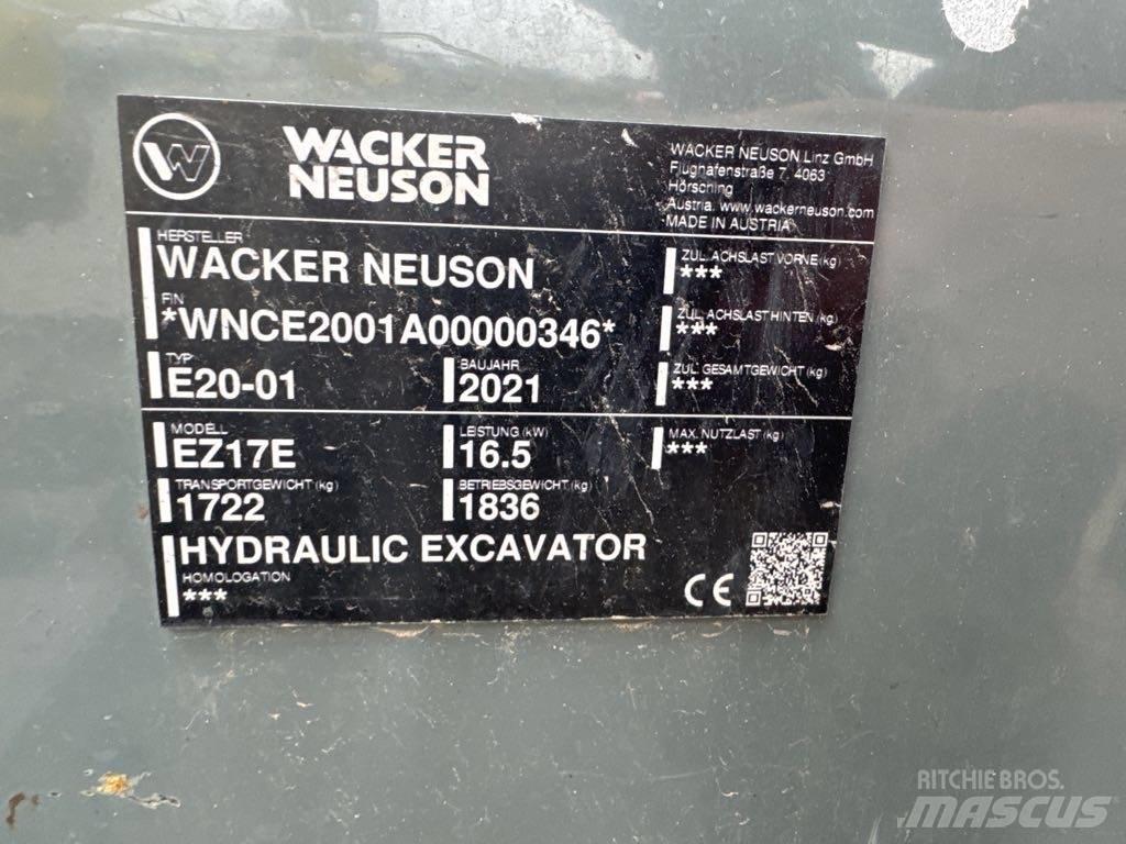 Wacker Neuson EZ17e 대형 굴삭기 29톤 이상