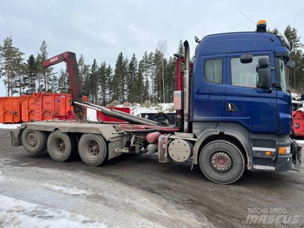 Scania R 500 훅 리프트 트럭