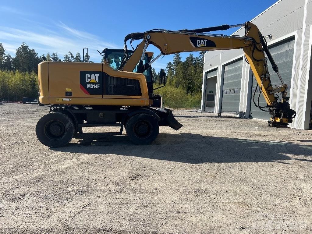 CAT M314F  휠 굴삭기