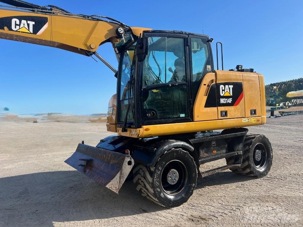CAT M314F  휠 굴삭기