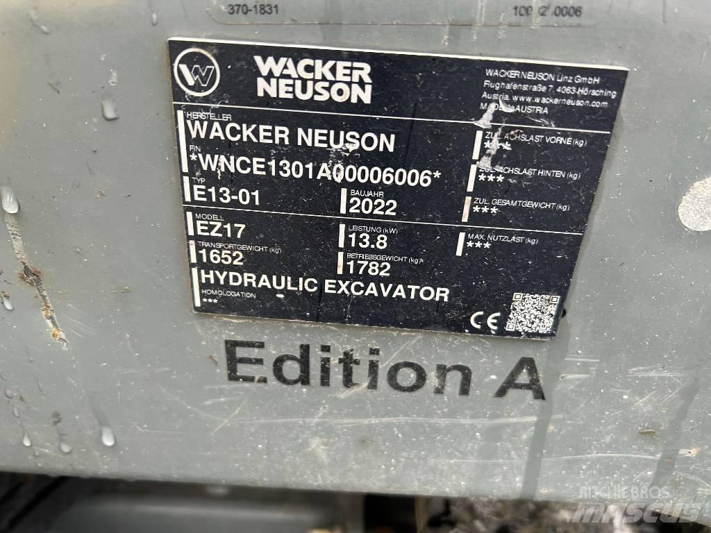 Wacker Neuson EZ17 대형 굴삭기 29톤 이상
