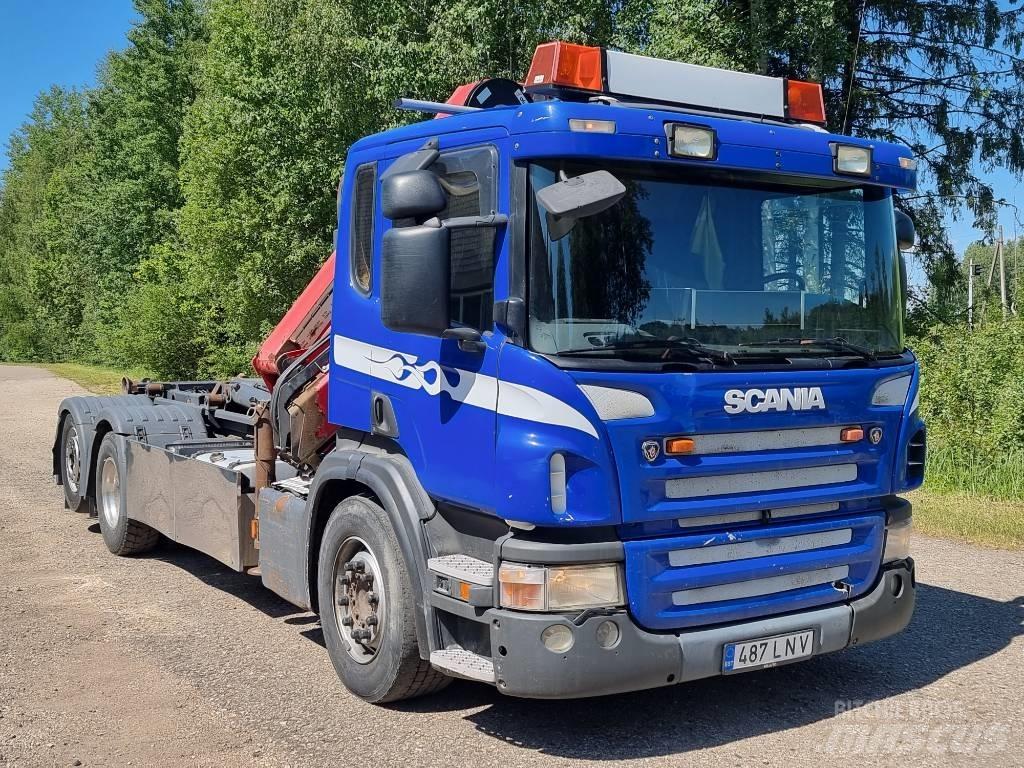 Scania P 380 훅 리프트 트럭