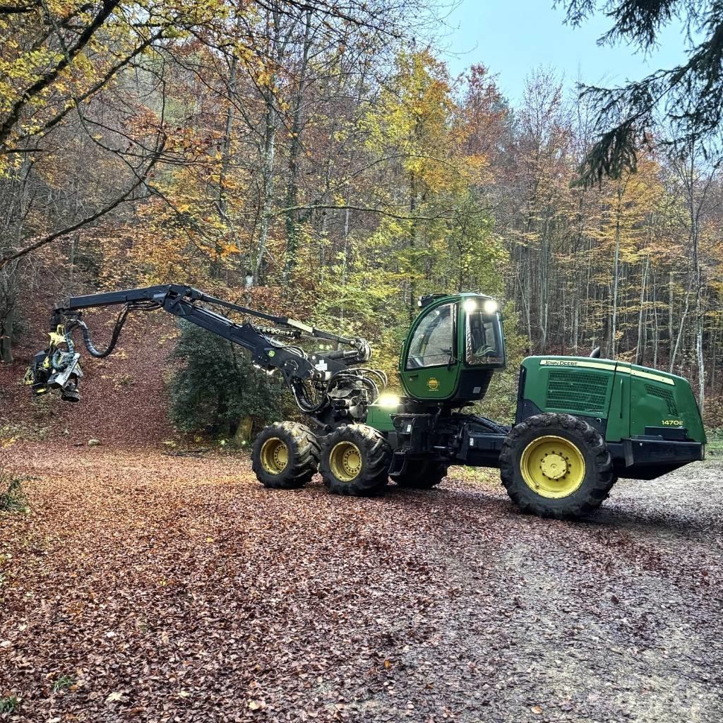John Deere JD 1470 원목 하베스터