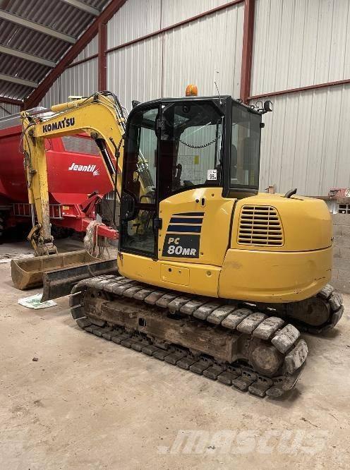 Komatsu PC80MR-5E0 중형굴삭기 7톤-28톤