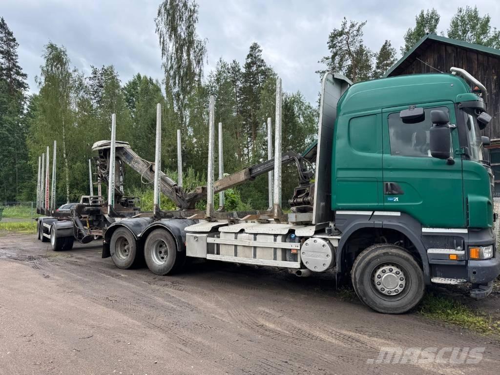 Scania R 500 목재 트럭
