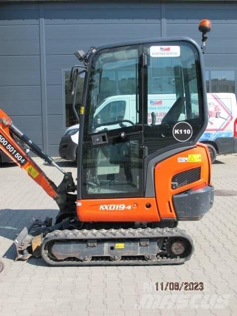 Kubota KX 019-4 소형 굴삭기 7톤 미만