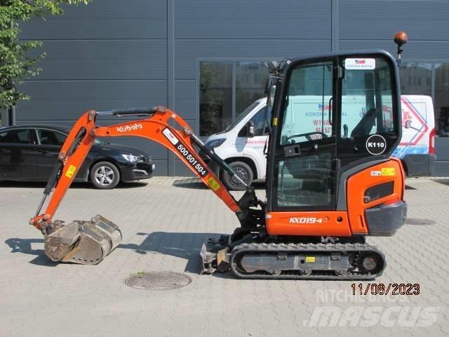 Kubota KX 019-4 소형 굴삭기 7톤 미만
