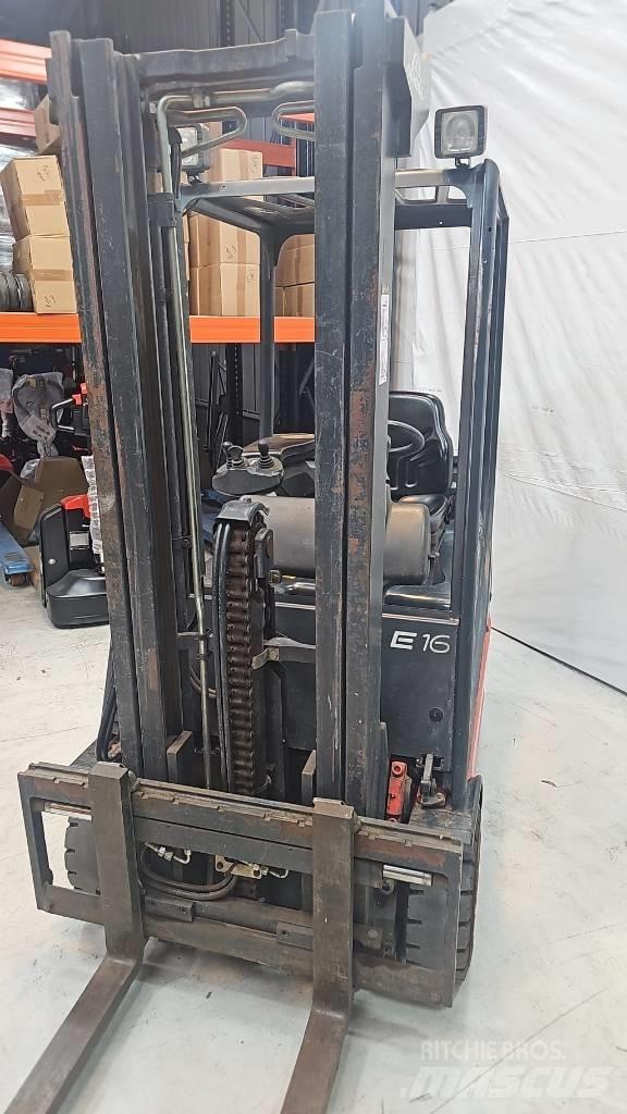 Linde E 16 C-02 전동 지게차