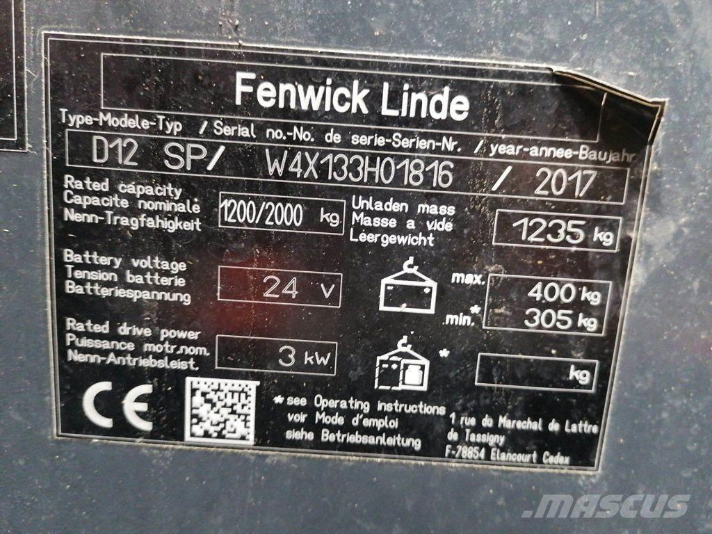 Linde D12 SP 포크리프트