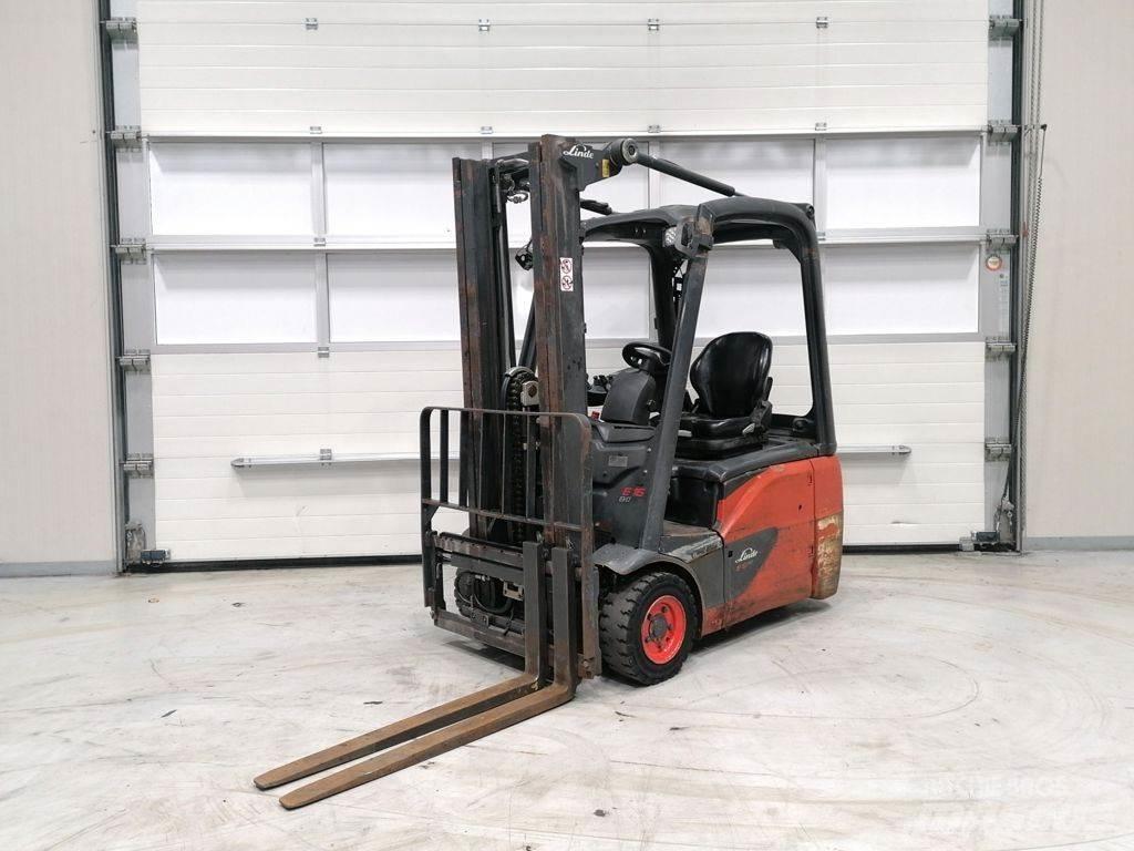 Linde E16C-02 전동 지게차