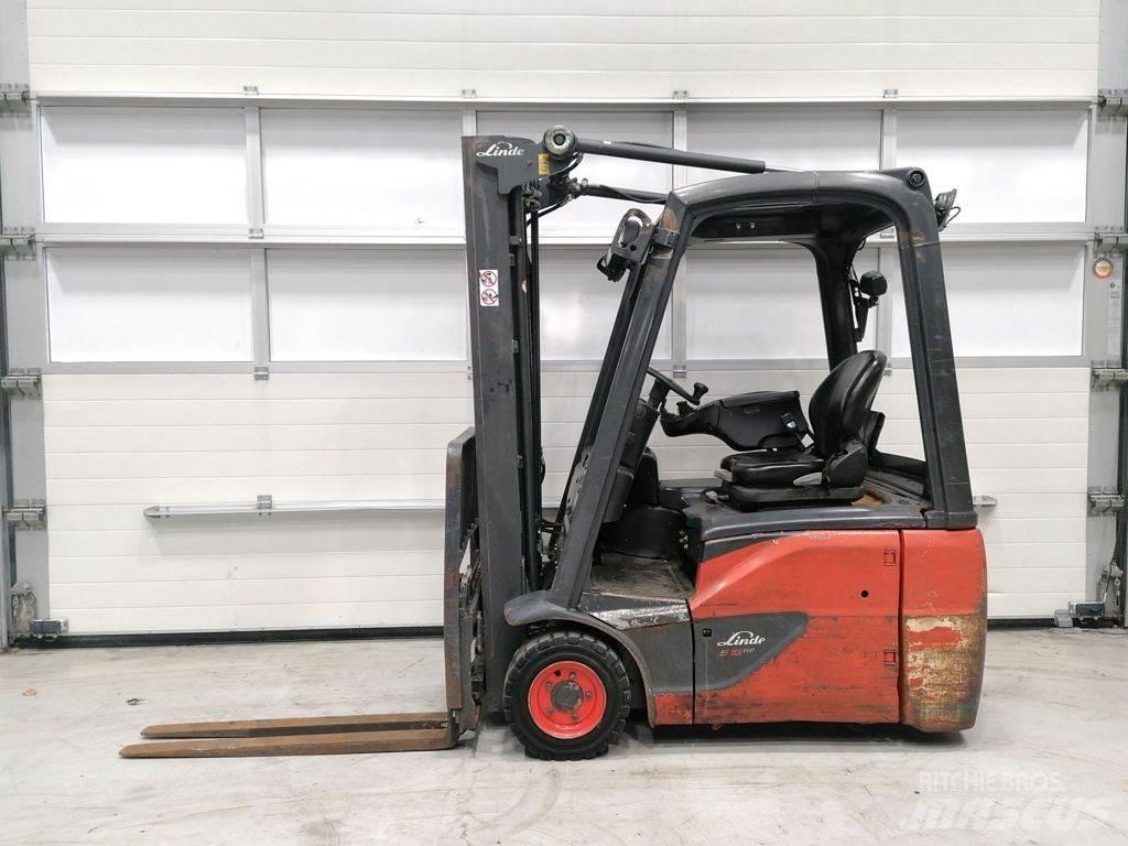 Linde E16C-02 전동 지게차
