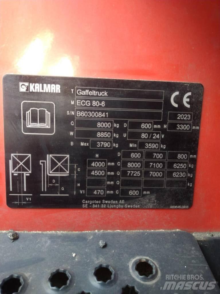 Kalmar ECG80-6 전동 지게차