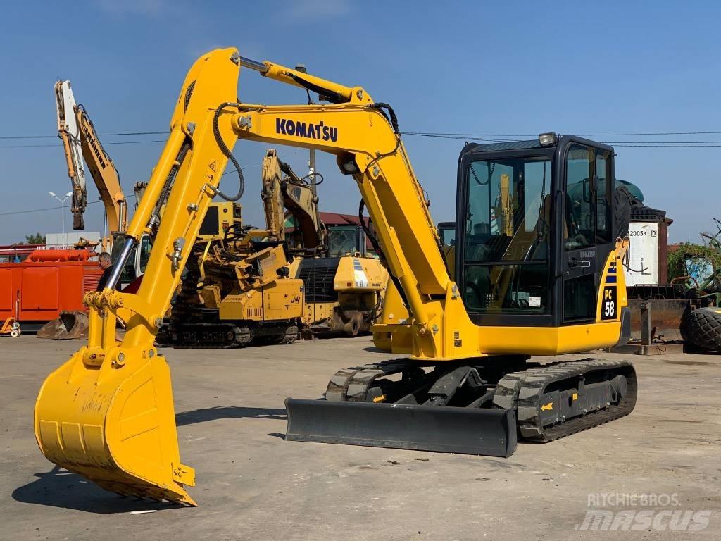 Komatsu PC58-8 소형 굴삭기 7톤 미만