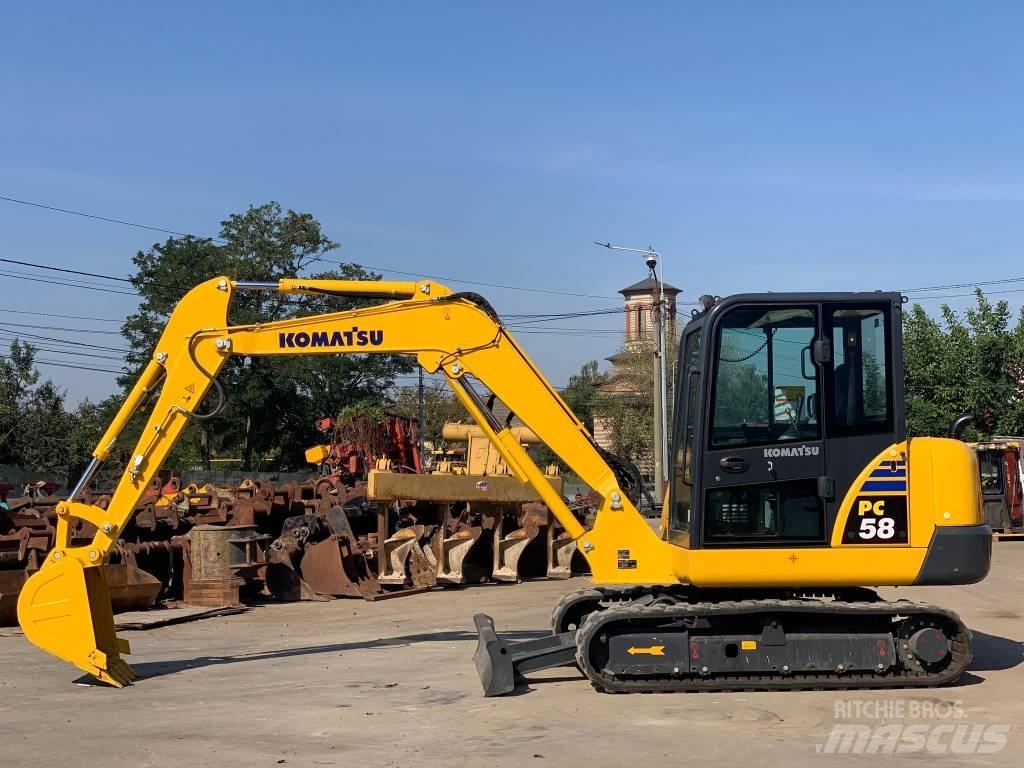 Komatsu PC58-8 소형 굴삭기 7톤 미만