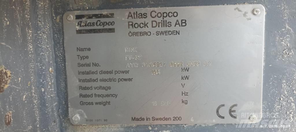 Atlas Copco F6 도로 굴착기