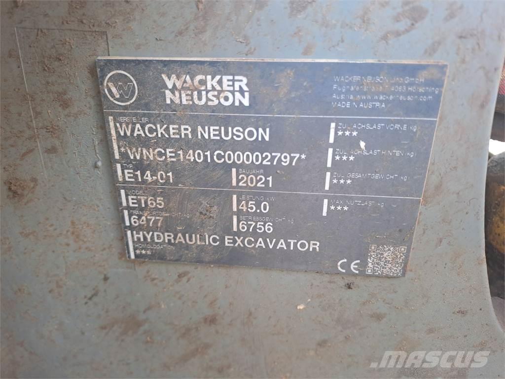 Wacker Neuson ET65 대형 굴삭기 29톤 이상