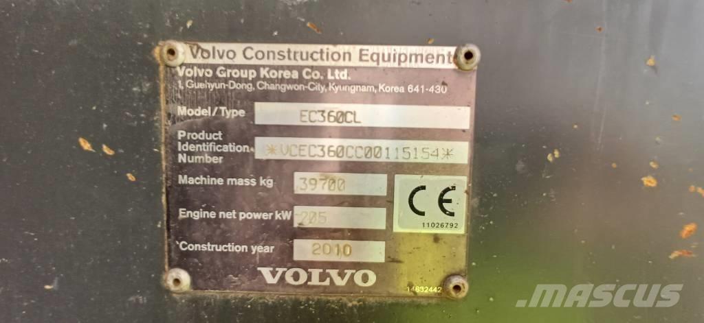 Volvo EC 360 C L 대형 굴삭기 29톤 이상