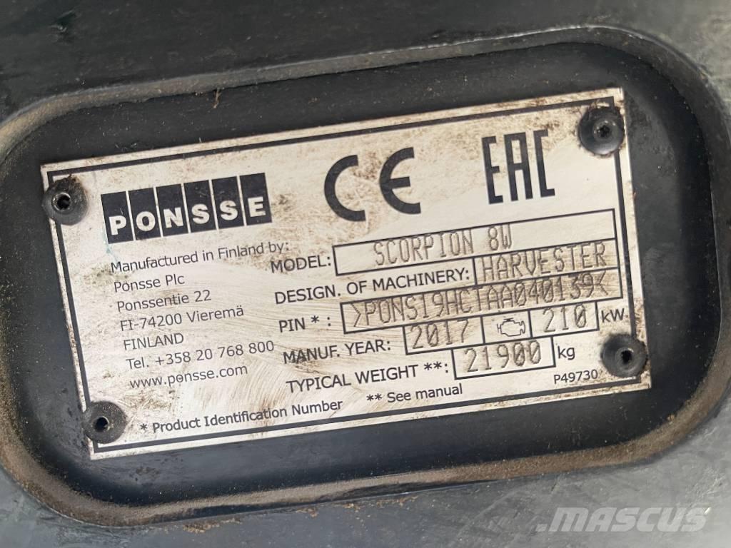Ponsse Scorpion 원목 하베스터