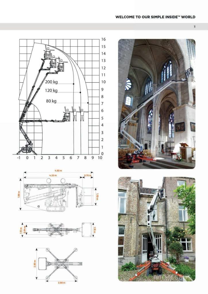 EasyLift R 160 관절형 전동이동 리프트