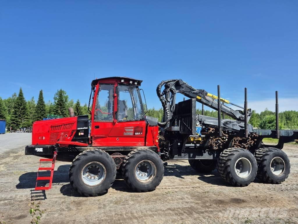 Komatsu 855 원목 포워더
