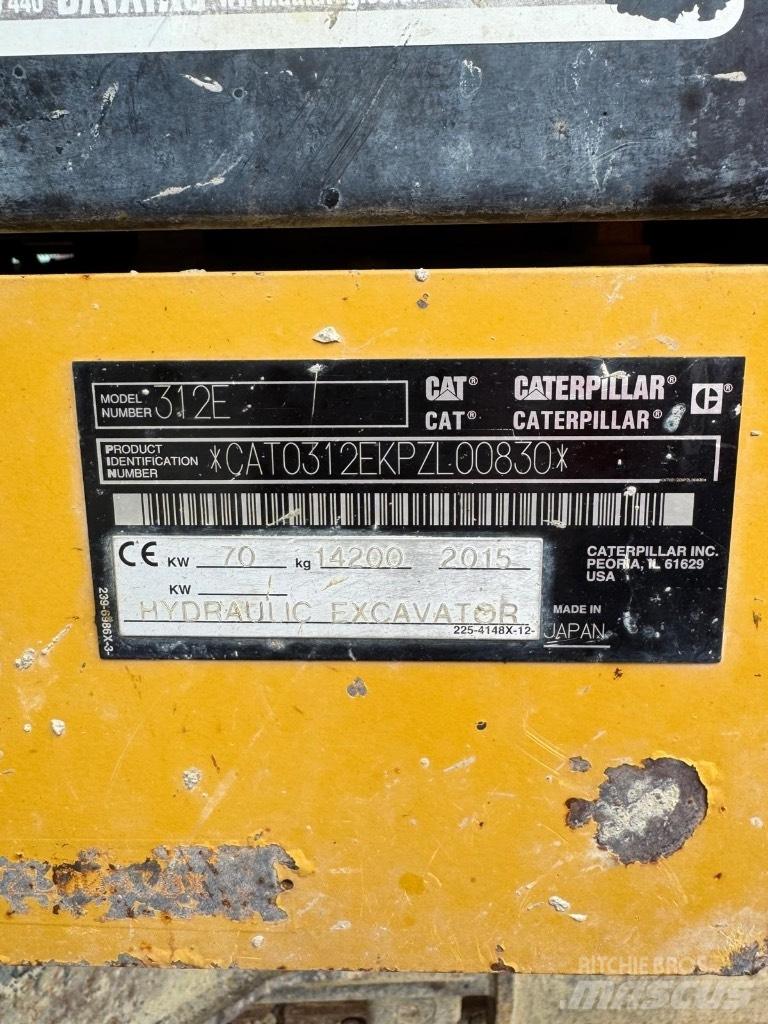 CAT 312 E 대형 굴삭기 29톤 이상