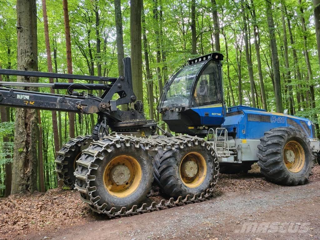 Rottne H20 원목 하베스터