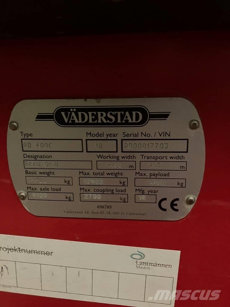 Väderstad Rapid400C 콤비네이션 드릴