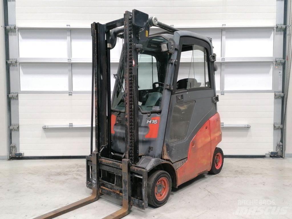 Linde H16D-01 디젤 지게차
