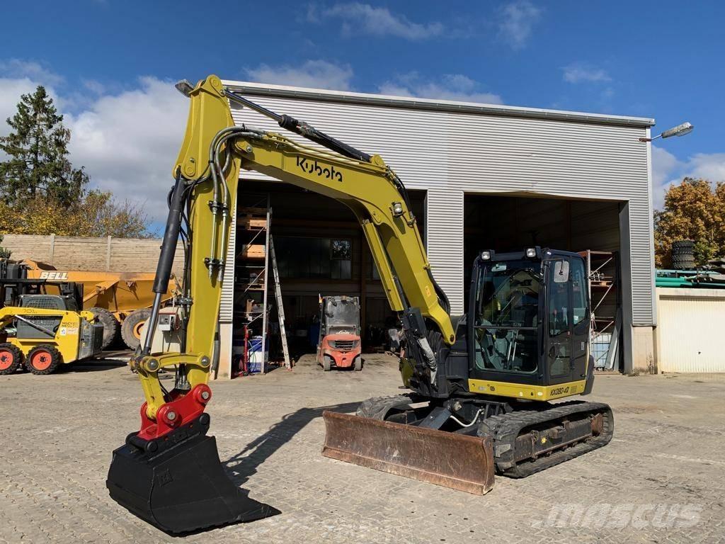 Kubota KX080-4@ 중형굴삭기 7톤-28톤