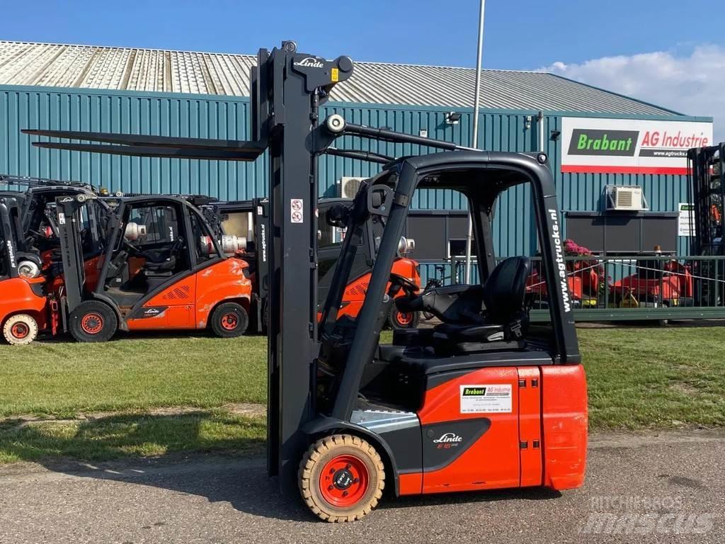 Linde E16C-02 전동 지게차