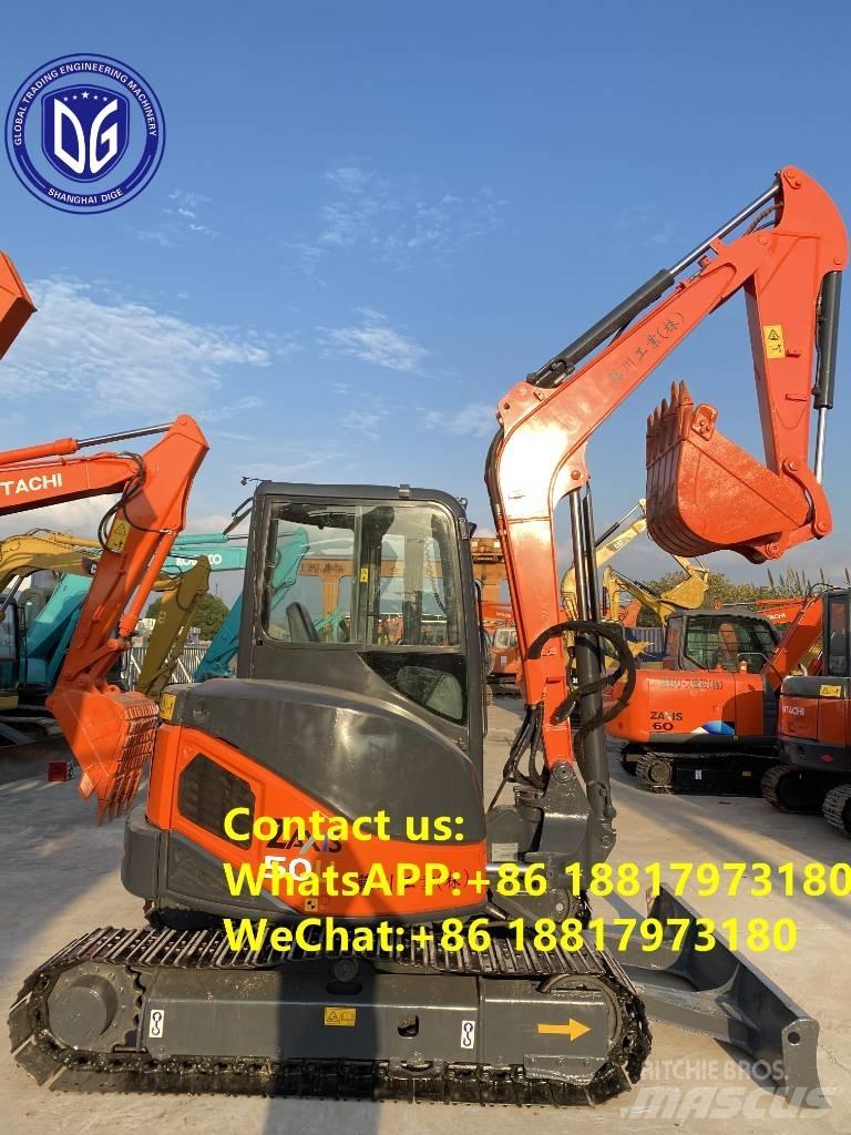 Hitachi ZX 50 U 소형 굴삭기 7톤 미만