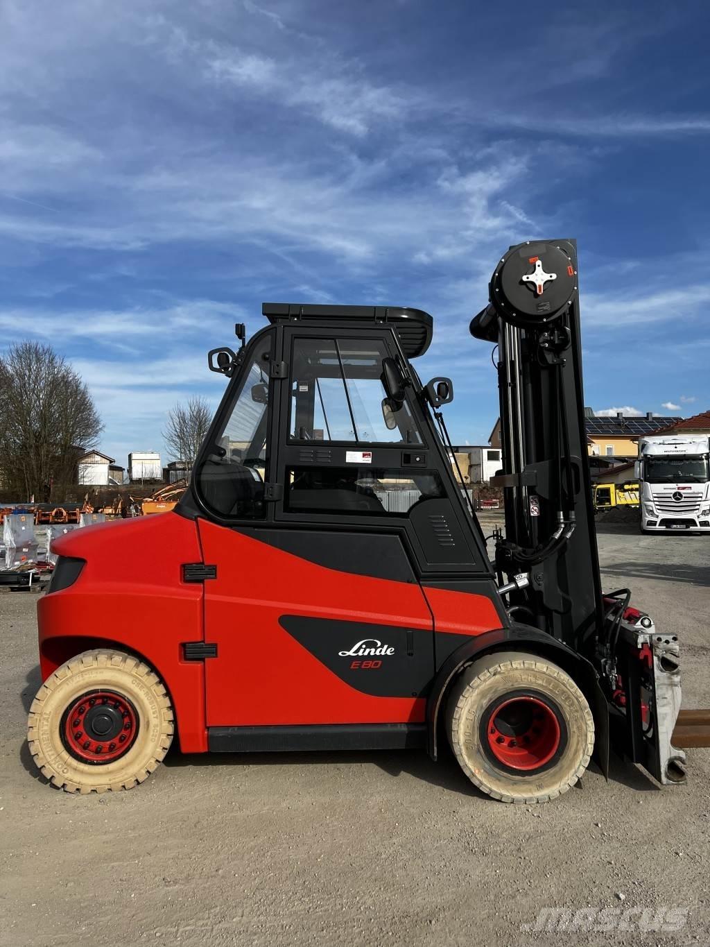 Linde E80/900 전동 지게차