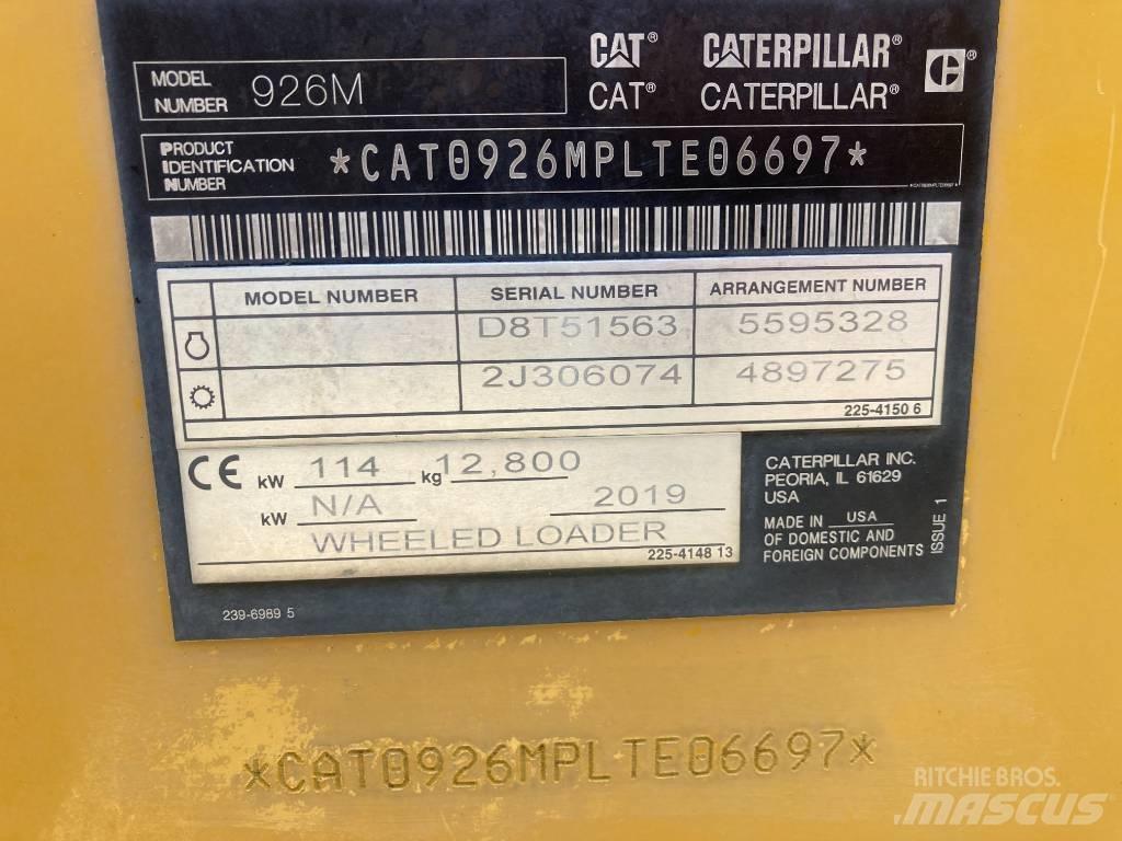 CAT 926M  휠로우더