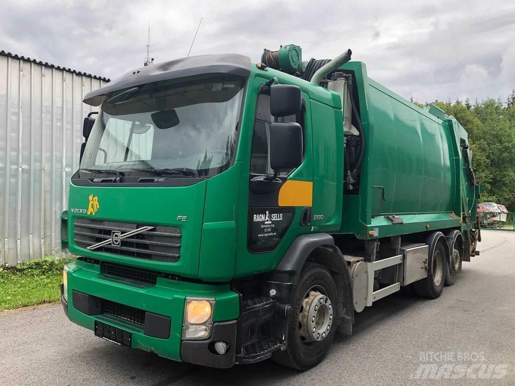 Volvo FE 280 6X2 폐기물 수거 트럭