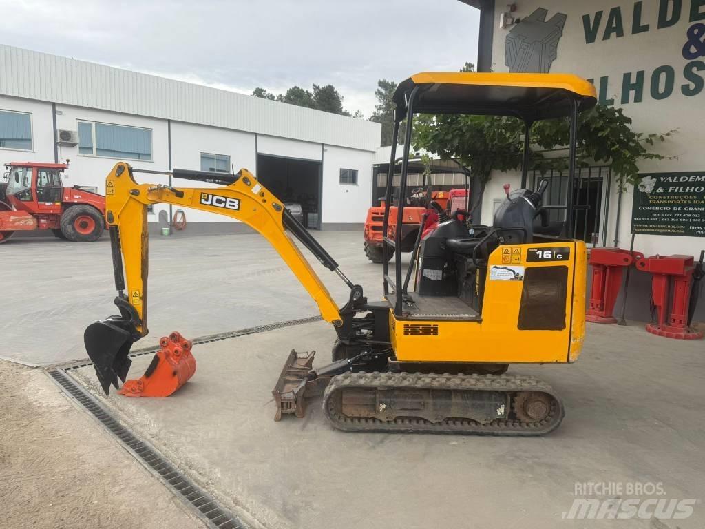 JCB 16 C-1, 904h 소형 굴삭기 7톤 미만