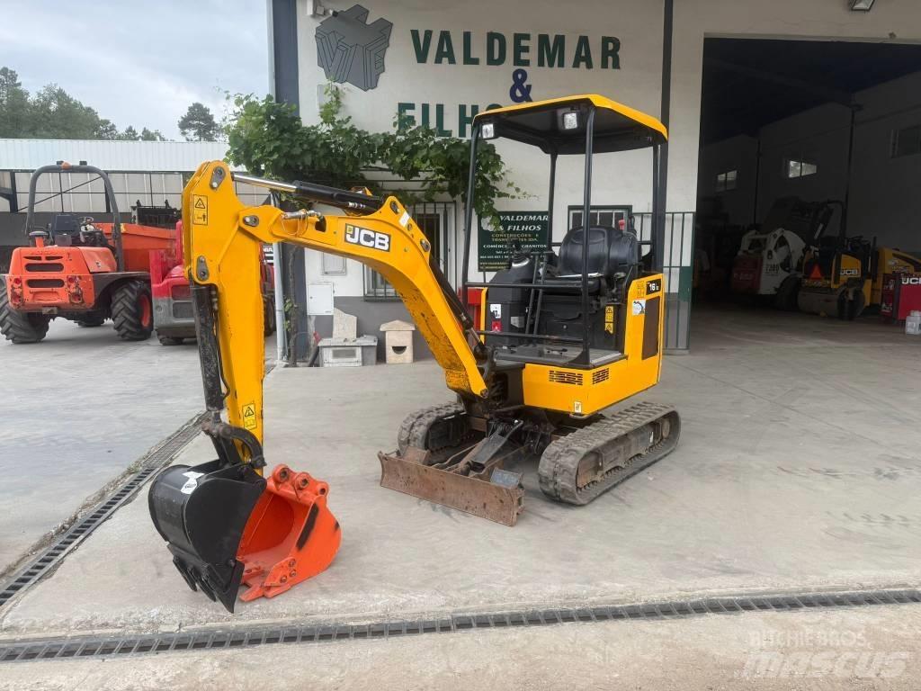 JCB 16 C-1, 904h 소형 굴삭기 7톤 미만