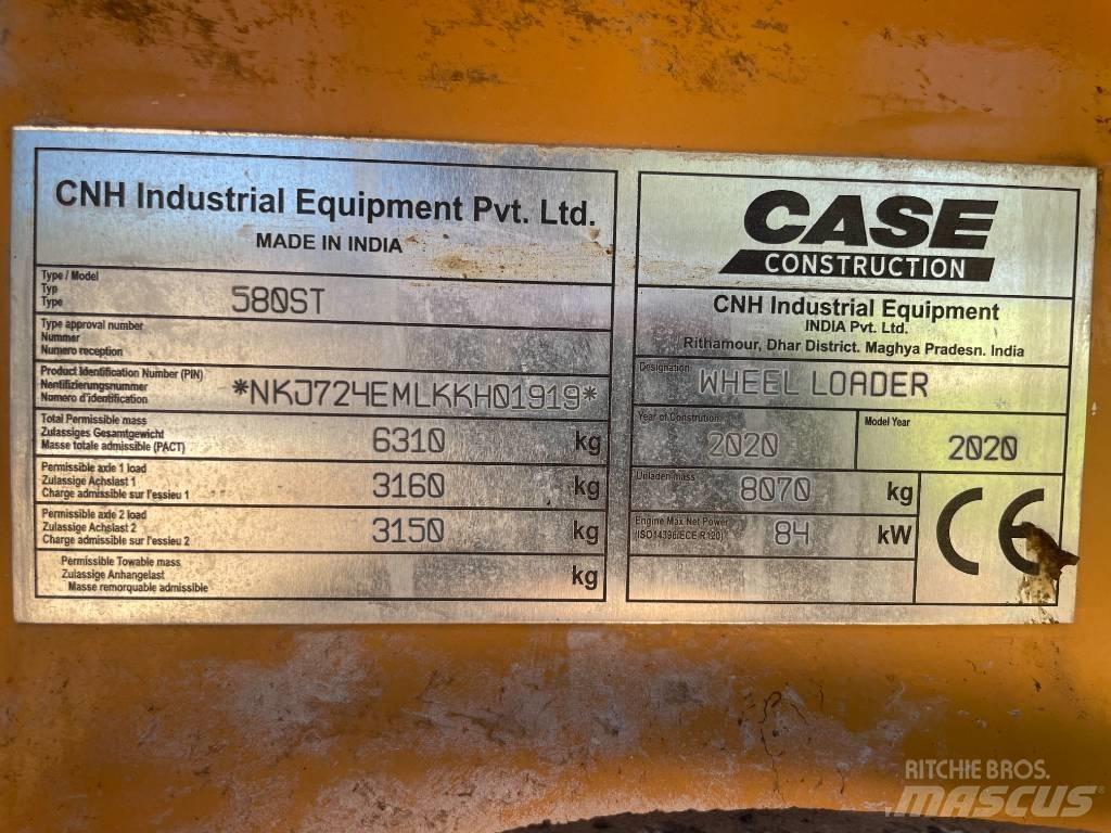 CASE 580 ST 백호로더