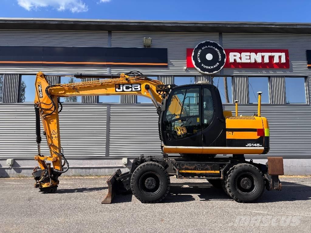 JCB JS 145 W  휠 굴삭기