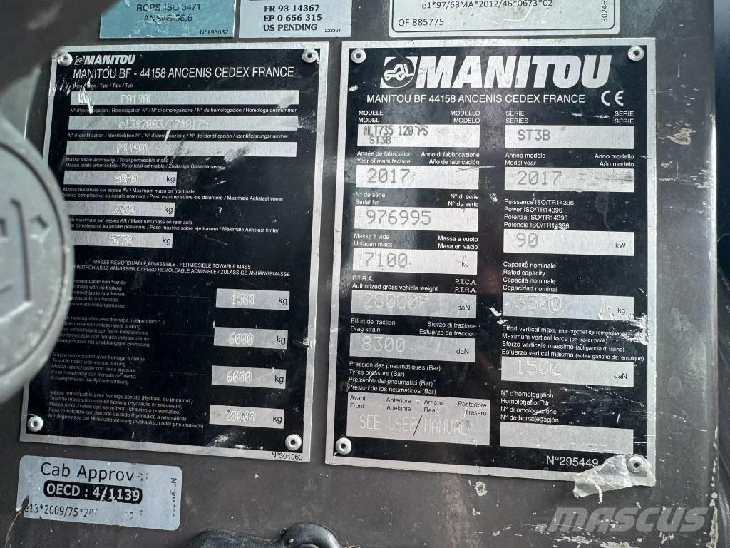 Manitou MLT 735-120 농업용 텔레 핸들러