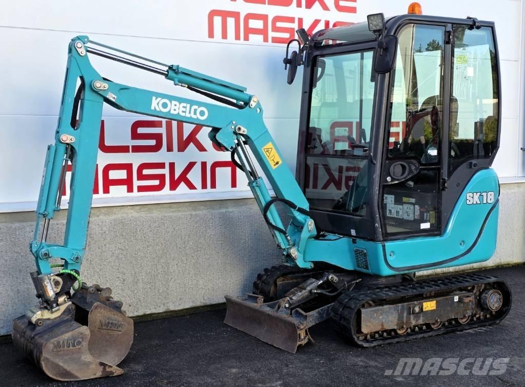 Kobelco SK 18 소형 굴삭기 7톤 미만