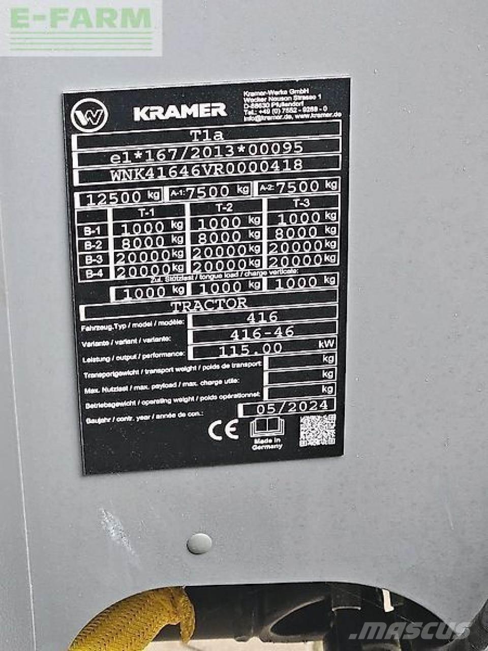 Kramer kt559 농업용 텔레 핸들러