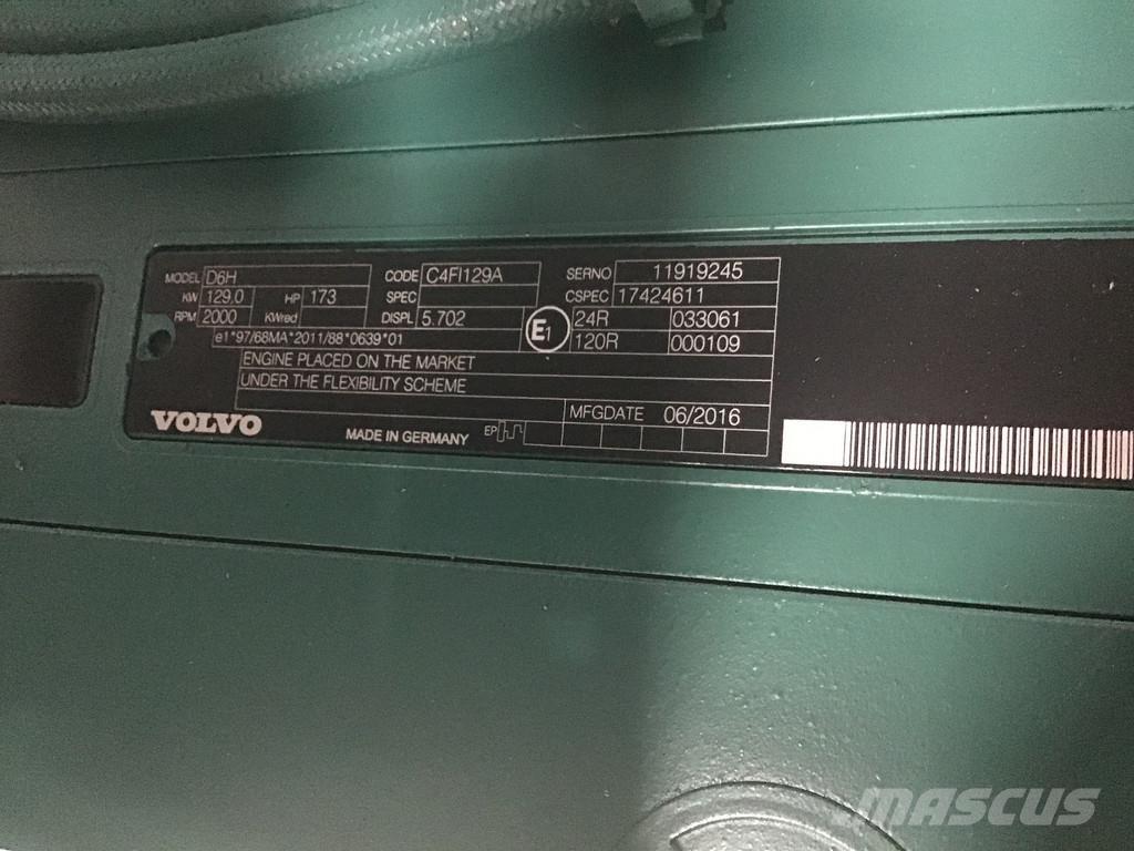 Volvo D6H NEW 엔진