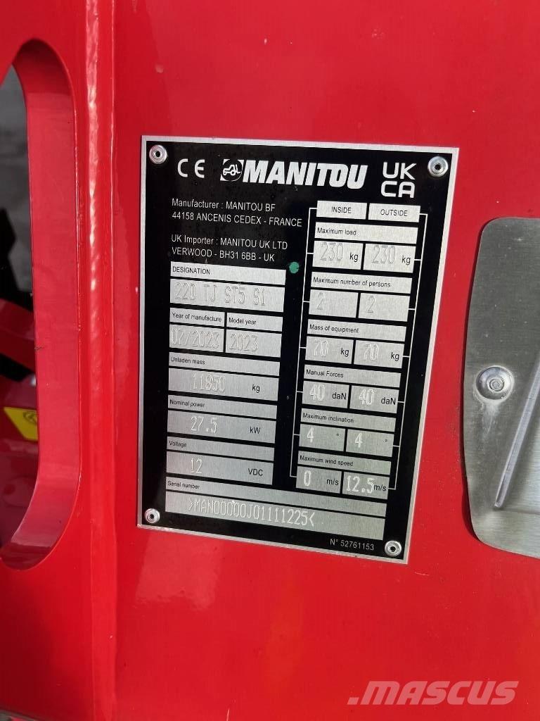 Manitou 220 TJ 관절형 전동이동 리프트