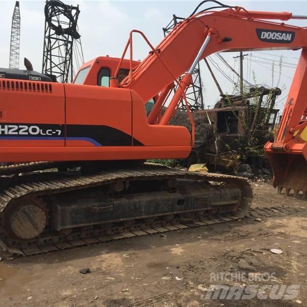 Doosan dh220lc-7 대형 굴삭기 29톤 이상