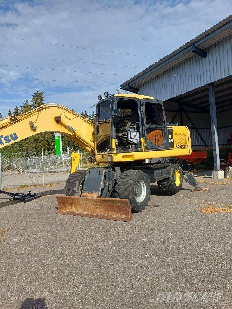 Komatsu PW 160-7-4x4  휠 굴삭기