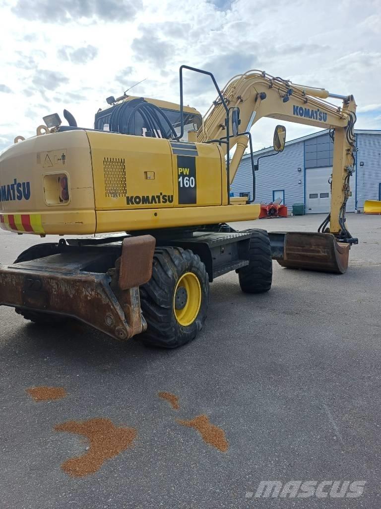 Komatsu PW 160-7-4x4  휠 굴삭기